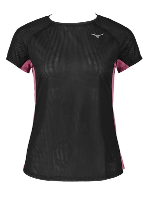 Mizuno Koszulka "DryAeroFlow" w kolorze czarno-różowym do biegania rozmiar: XS