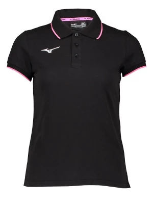 Mizuno Koszulka polo "Mizuno" w kolorze czarnym rozmiar: S