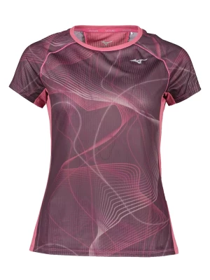 Mizuno Koszulka sportowa "Aero" w kolorze jasnoróżowo-antracytowym rozmiar: XS
