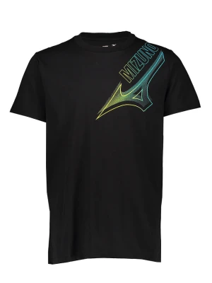Mizuno Koszulka sportowa "Athletic" w kolorze czarnym rozmiar: M