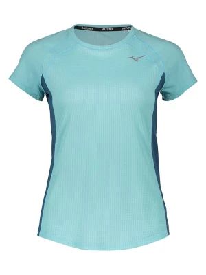 Mizuno Koszulka sportowa "DryAeroFlow" w kolorze turkusowym rozmiar: M