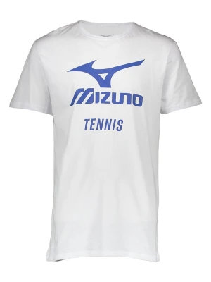 Mizuno Koszulka sportowa "Tennis Big MRB" w kolorze białym rozmiar: S