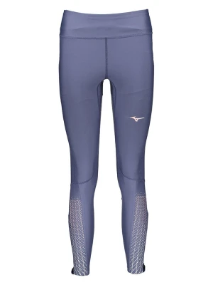 Mizuno Legginsy funkcyjne "Premium" w kolorze niebieskim rozmiar: S