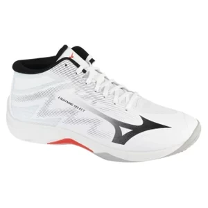 Mizuno Lightning Select Mid V1GA267559, Unisex, Białe, buty do siatkówki, syntetyk, rozmiar: 38