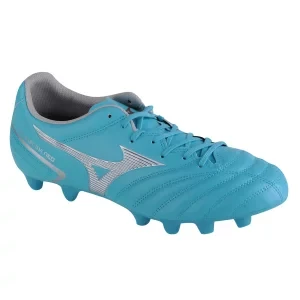 Mizuno Monarcida Neo II FG P1GA232525, Męskie, Niebieskie, buty piłkarskie - korki, skóra syntetyczna, rozmiar: 45