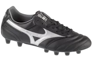 Mizuno Morelia II Pro FG P1GA241303, Męskie, Czarne, buty piłkarskie - korki, skóra licowa, rozmiar: 40,5