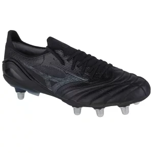 Mizuno Morelia Neo III Beta Elite SI P1GC229299, Męskie, Czarne, buty piłkarskie - korki, skóra licowa, rozmiar: 41