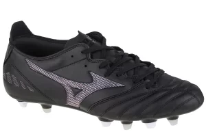 Mizuno Morelia Neo III Pro Mix P1GC228399, Męskie, Czarne, buty piłkarskie - korki, skóra licowa, rozmiar: 42