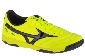 Mizuno Morelia Sala Classic In Q1GA220245, Męskie, Żółte, buty halowe - halówki, skóra syntetyczna, rozmiar: 39