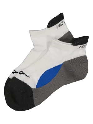 Mizuno Skarpety sportowe "DryLite Comfort" w kolorze biało-szaro-czarnym rozmiar: 35-37