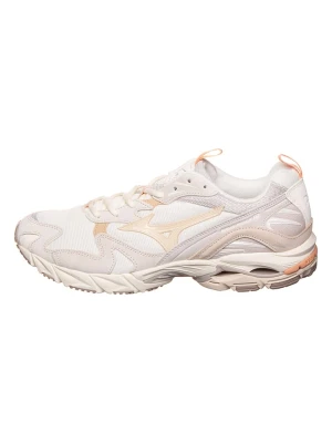 Mizuno Skórzane sneakersy "Wave Rider 10" w kolorze beżowym rozmiar: 43