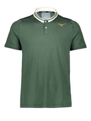 Mizuno Sportowa koszulka polo "Shadow" w kolorze zielonym rozmiar: S
