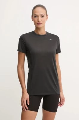 Mizuno t-shirt do biegania DryAeroFlow kolor czarny J2GAB004