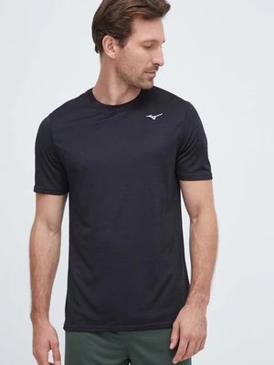 Mizuno t-shirt do biegania Impulse Core kolor czarny J2GAA519