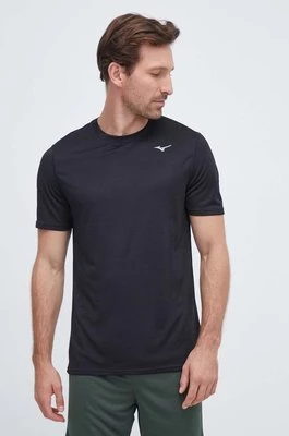 Mizuno t-shirt do biegania Impulse Core kolor czarny J2GAA519