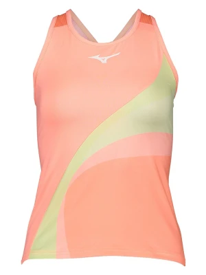 Mizuno Top funkcyjny w kolorze pomarańczowo-żółto-różowym rozmiar: S