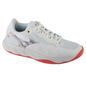 Mizuno Wave Enforce Court AC Tennis 61GA243361, Damskie, Białe, buty do tenisa, skóra syntetyczna, rozmiar: 36,5