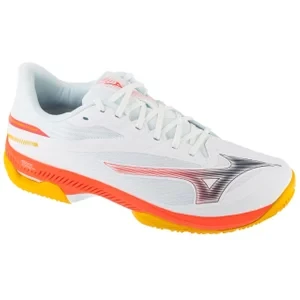 Mizuno Wave Exceed Court CC 61GC252060, Męskie, Białe, buty do tenisa, tkanina, rozmiar: 40,5
