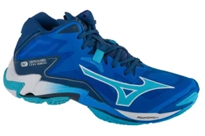 Mizuno Wave Lightning Z8 Mid V1GA240501, Męskie, Niebieskie, buty do siatkówki, syntetyk, rozmiar: 42