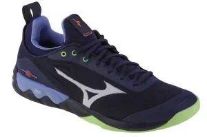 Mizuno Wave Luminous 2 V1GA212011, Męskie, Granatowe, buty do siatkówki, tkanina, rozmiar: 46