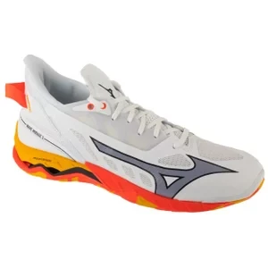 Mizuno Wave Mirage 5 X1GA235098, Męskie, Białe, buty do piłki ręcznej, syntetyk, rozmiar: 41
