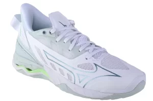 Mizuno Wave Mirage 5 X1GB235035, Damskie, Białe, buty do piłki ręcznej, syntetyk, rozmiar: 37