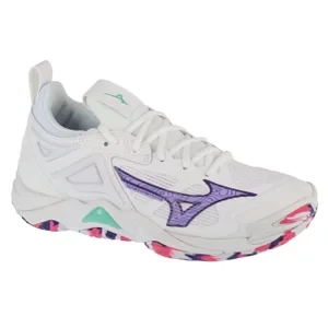 Mizuno Wave Momentum 3 V1GC231220, Damskie, Białe, buty do siatkówki, syntetyk, rozmiar: 37