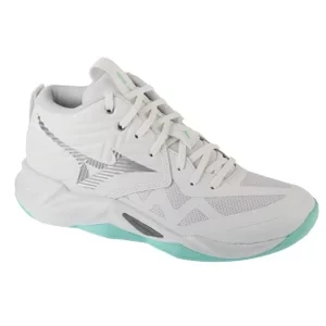 Mizuno Wave Momentum Pro Mid V1GC254545, Damskie, Białe, buty do siatkówki, syntetyk, rozmiar: 37
