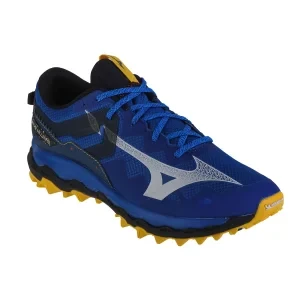 Mizuno Wave Mujin 9 J1GJ227001, Męskie, Niebieskie, buty do biegania, tkanina, rozmiar: 41