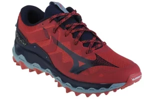 Mizuno Wave Mujin 9 J1GJ227003, Męskie, Czerwone, buty do biegania, tkanina, rozmiar: 42