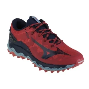 Mizuno Wave Mujin 9 J1GJ227003, Męskie, Czerwone, buty do biegania, tkanina, rozmiar: 44