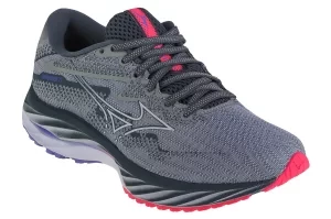 Mizuno Wave Rider 27 J1GD230321, Damskie, Szare, buty do biegania, tkanina, rozmiar: 37