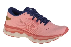 Mizuno Wave Sky 6 J1GD220273, Damskie, Różowe, buty do biegania, tkanina, rozmiar: 37