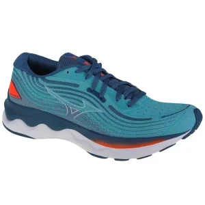 Mizuno Wave Skyrise 4 J1GC230901, Męskie, Niebieskie, buty do biegania, tkanina, rozmiar: 44,5