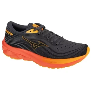 Mizuno Wave Skyrise 5 J1GC240901, Męskie, Pomarańczowe, buty do biegania, tkanina, rozmiar: 42,5