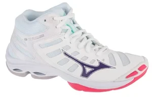 Mizuno Wave Voltage 2 Mid V1GC246520, Damskie, Białe, buty do siatkówki, syntetyk, rozmiar: 37