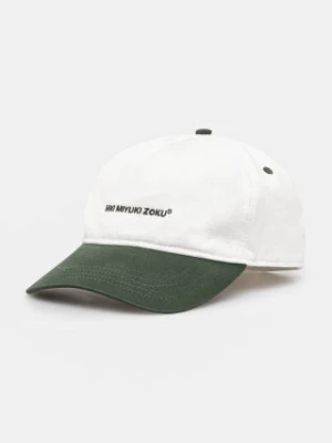 MKI MIYUKI ZOKU czapka z daszkiem bawełniana Classic Ball Cap kolor biały z aplikacją CLASSIC.BALL.CAP