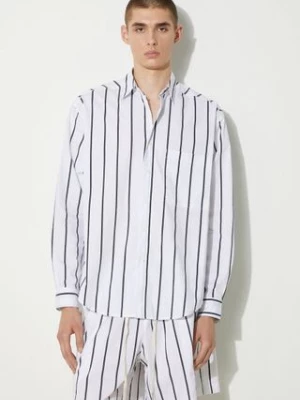 MKI MIYUKI ZOKU koszula bawełniana Striped Dress Shirt męska kolor czarny regular z kołnierzykiem klasycznym STRIPED.DRESS.SHIRT