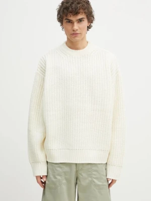 MKI MIYUKI ZOKU sweter z domieszką wełny Chunky Rib Knit Crewneck