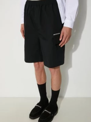 MKI MIYUKI ZOKU szorty bawełniane Ripstop Cargo Shorts kolor czarny RIPSTOP.CARGO.SHORTS