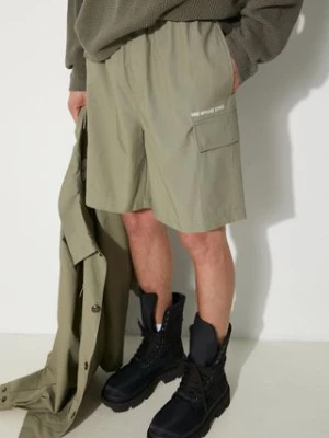 MKI MIYUKI ZOKU szorty bawełniane Ripstop Cargo Shorts kolor zielony RIPSTOP.CARGO.SHORTS