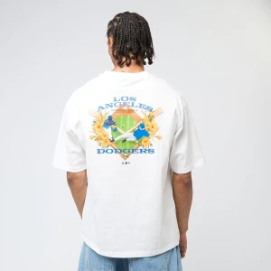 MLB Baseball Graphic Oversize Tee Los Angeles Dodgers New Era biały