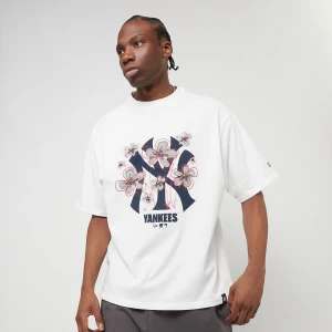 MLB Floral Logo Oversized Tee New York Yankees, markiNew Era, T-Shirty i Polo, w kolorze biały, rozmiar: