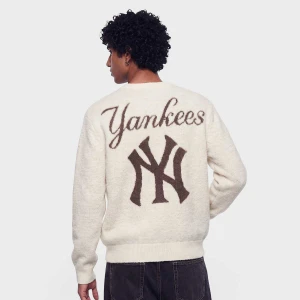 MLB Large Logo Knit Crew New Era beż