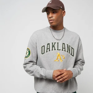 MLB Large Logo Oversized Crew Oakland Athletics, markiNike, Bluzy, w kolorze szary, rozmiar: