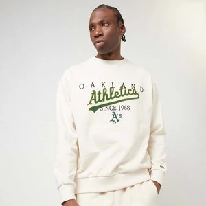 MLB Lifestyle Crew Neck Oakland Athletics, markiNew Era, Bluzy, w kolorze biały, rozmiar: