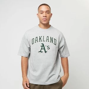 MLB Oakland Athletics Rib Infill Oversized Tee, markiNew Era, T-Shirty i Polo, w kolorze szary, rozmiar: