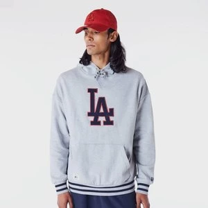 MLB RIB INFILL OS HOODIE los angeles dodgers hgrnvy, markiNew Era, Bluzy, w kolorze szary, rozmiar: