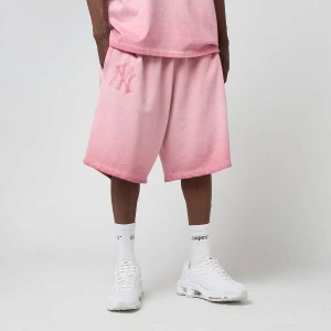 MLB Washed Logo Shorts New Era różowy