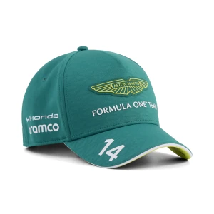 Młodzieżowa czapka z daszkiem PUMA × ASTON MARTIN ARAMCO F1® TEAM REPLICA Alonso, Akcesoria, Zielony,